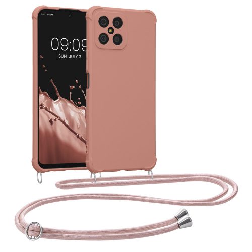 Калъф Kwmobile за Honor X8, Силиконов, Розов, 59331.154