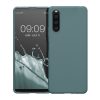 Калъф Kwmobile за Sony Xperia 10 IV, Силиконов, Зелен, 57800.207