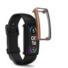 Комплект от 2 калъфа Kwmobile за Fitbit Inspire 3/Inspire 2/Ace 3, силикон, черен/златен, 53870.02