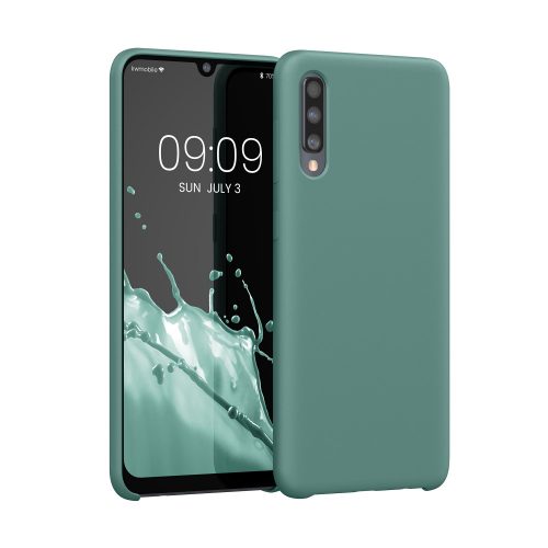 калъф kwmobile за Samsung Galaxy A50, Силиконов, Зелен, 48715.207