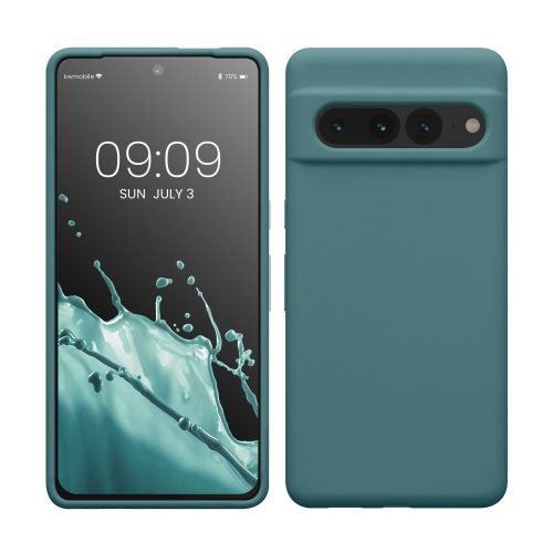 калъф kwmobile за Google Pixel 7 Pro, Силиконов, Зелен, 59452.207