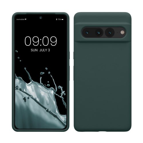 калъф kwmobile за Google Pixel 7 Pro, Силиконов, Зелен, 59452.171