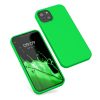 Калъф Kwmobile за Apple iPhone 13, силиконов, зелен, 55878.44