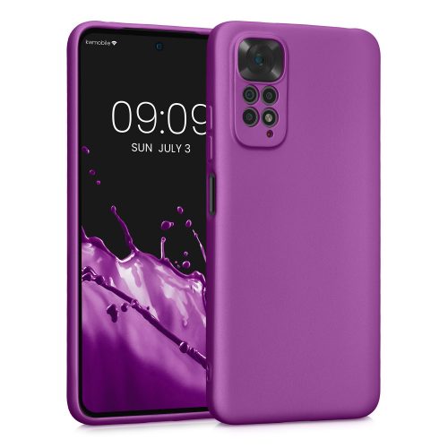 Калъф Kwmobile за Xiaomi Redmi Note 11/Redmi Note 11s, силиконов, лилав, 58651.240