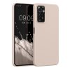 Калъф Kwmobile за Xiaomi Redmi Note 11 Pro/Redmi Note 11 Pro 5G, силиконов, кремав, 57373.225