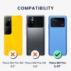 Калъф kwmobile за Xiaomi Poco M4 Pro, дърво, кафяв/черен, 59498.01