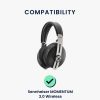 Комплект от 2 възглавнички за слушалки Sennheiser Momentum 3.0 Wireless, Kwmobile, черни, еко кожа, 59510.01