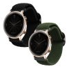 Комплект от 2 каишки за Huawei Watch GT 3 (42mm)/Watch GT 2 (42mm)/Watch 2, Kwmobile, Черен/Зелен, Найлон, 59533.01