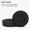 Комплект от 2 kwmobile Earpads за Corsair Virtuoso RGB Wireless, еко кожа, черни, 59504.01