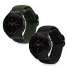 Комплект от 2 каишки за Xiaomi Mi Watch Color Sport/Watch S1 Active, Kwmobile, Black/Green, Nylon, 59518.01