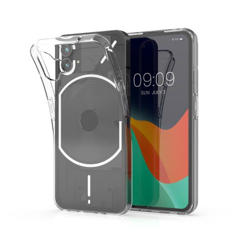 Kwmobile Case for Nothing Phone 1, силиконов, прозрачен, 59564.03