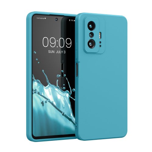 Калъф Kwmobile за Xiaomi 11T/11T Pro, силиконов, син, 56573.223