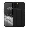 калъф kwmobile за Apple iPhone 12 Pro Max, силиконов, черен, 58284.01