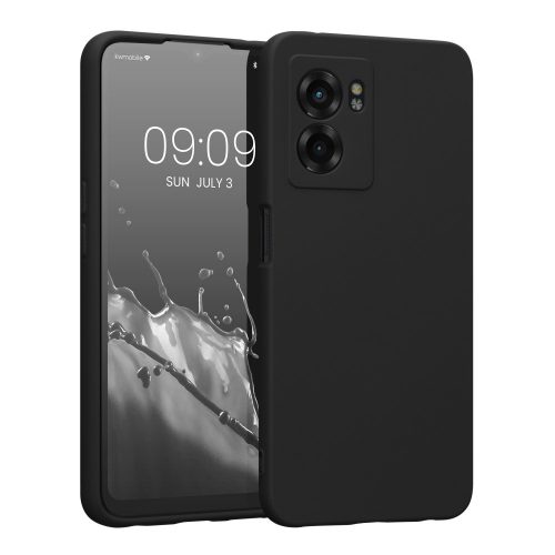 калъф kwmobile за Realme Narzo 50 5G, силиконов, черен, 59618.47