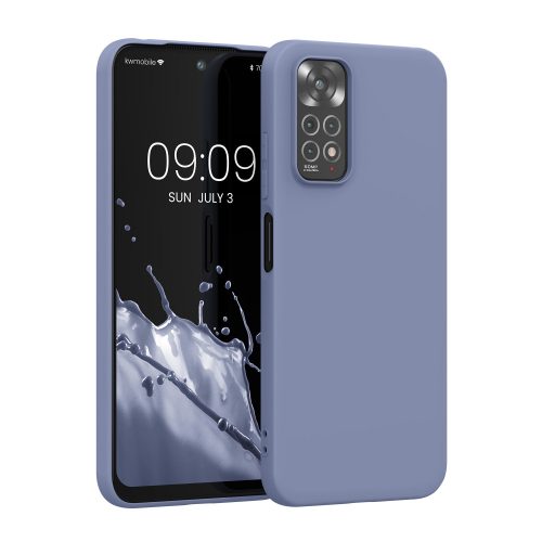 Калъф Kwmobile за Xiaomi Redmi Note 11/Redmi Note 11s, Силиконов, Син, 57368.12