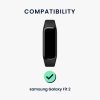 Комплект 2 каишки kwmobile за Samsung Galaxy Fit 2, силикон, червено/синьо, 54204.07