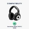 Комплект от 2 възглавнички за слушалки Sennheiser RS160/RS170/RS180, Kwmobile, черни, текстил, 59704.01