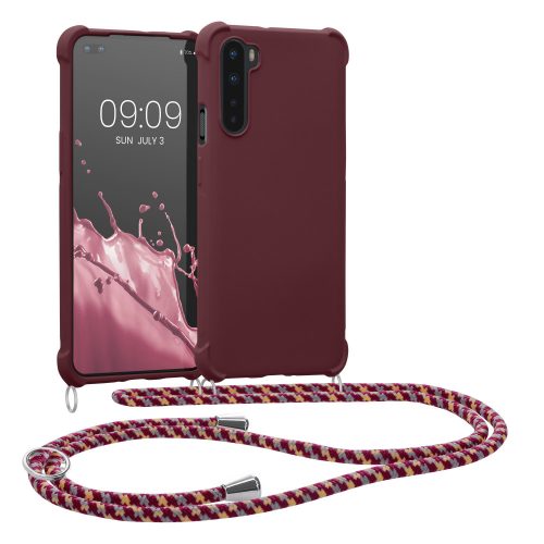 Броня kwmobile за OnePlus Nord, Silicon, Visiniu, 55677.187