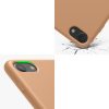 калъф kwmobile за Apple iPhone SE 3/iPhone 8/iPhone 7, силиконов, кафяв, 40225.245