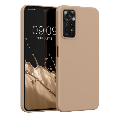 Калъф kwmobile за Xiaomi Redmi Note 11 Pro/Redmi Note 11 Pro 5G/Redmi Note 12 Pro, силиконов, кафяв, 57373.245