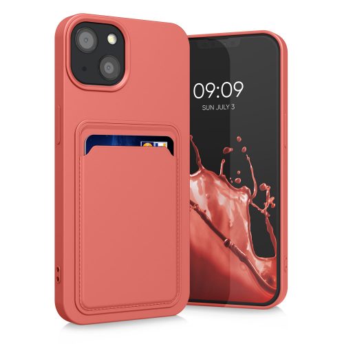 калъф kwmobile за Apple iPhone 13, Силиконов, Розов, 55955.76