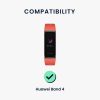 Комплект 2 каишки kwmobile за Huawei Band 4, силикон, розово/синьо, 59802.03