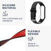 Комплект от 2 kwmobile каишки за Xiaomi Mi Smart Band 6/Mi Band 6/Band 5, силикон, сиво/червено, 59792.01