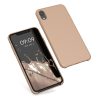 калъф kwmobile за Apple iPhone XR, силиконов, кафяв, 45910.246