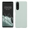 калъф kwmobile за Sony Xperia 5 IV, силиконов, зелен, 59866.200