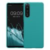 калъф kwmobile за Sony Xperia 5 IV, Силиконов, Син, 59866.57