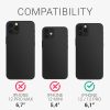 калъф kwmobile за Apple iPhone 12/iPhone 12 Pro, силиконов, тъмно кафяв, 53938.187