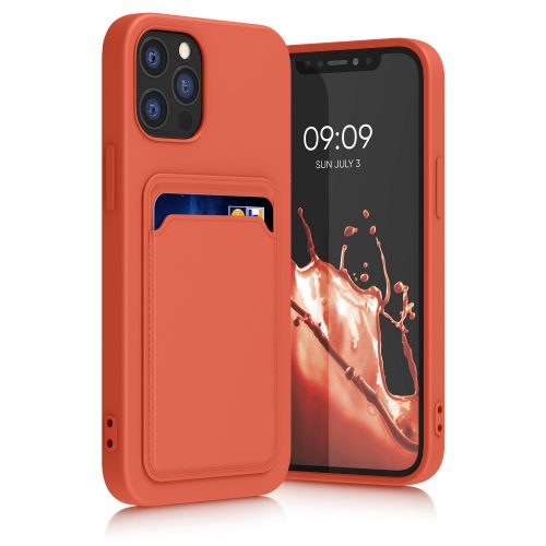 калъф kwmobile за Apple iPhone 12/iPhone 12 Pro, силиконов, червен, 55112.76