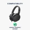 Комплект от 2 kwmobile Earpads за Sennheiser HD400S/HD450SE/HD458BT, еко кожа, черни, 59843.01