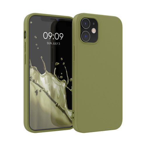 калъф kwmobile за Apple iPhone 12/iPhone 12 Pro, силиконов, зелен, 53938.243