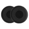 Комплект от 2 kwmobile Earpads за Jabra Evolve 75, еко кожа, черни, 59878.01