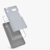 калъф kwmobile за Google Pixel 6a, силиконов, сив, 57815.155