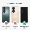 калъф kwmobile за Honor 70, Силиконов, Черен, 59904.47