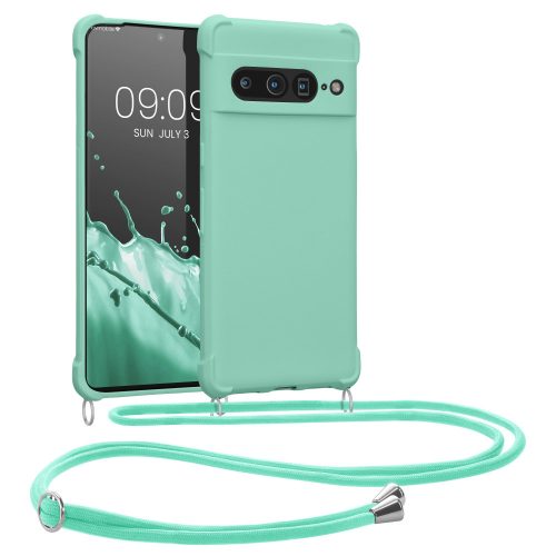 kwmobile Bumper за Google Pixel 7 Pro, силикон, зелен, 59967.71