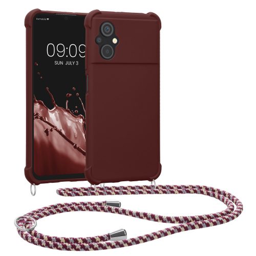 Броня kwmobile за Xiaomi Poco M5, Silicon, Dark brown, 59993.187