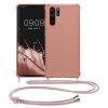 Бъмпър kwmobile за Huawei P30 Pro, Силиконов, Розов, 60035.154