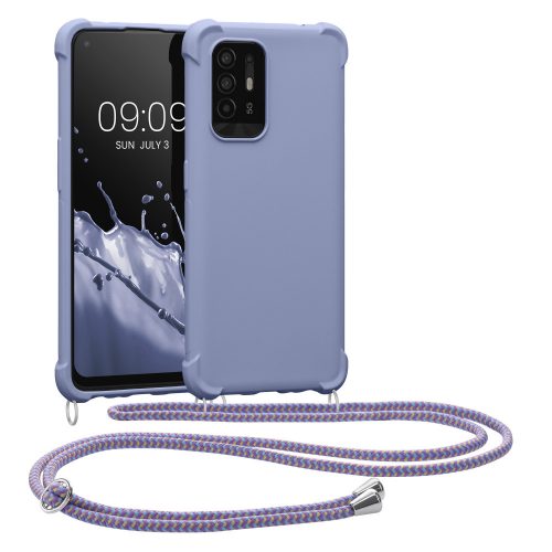 Броня kwmobile за OPPO A94 5G, силикон, лилав, 59144.108