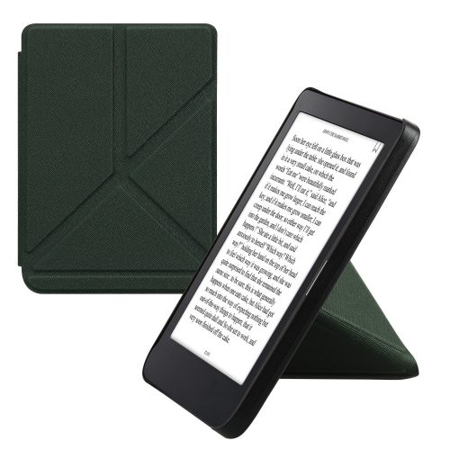 калъф kwmobile за Kobo Clara 2E, Екологична кожа, Зелен, 60051.80