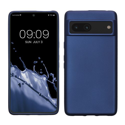 калъф kwmobile за Google Pixel 7, Силиконов, Син, 60132.64