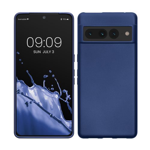 калъф kwmobile за Google Pixel 7 Pro, Силиконов, Син, 60133.64