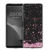 Калъф kwmobile за Sony Xperia 10 IV, Силиконов, Прозрачен/Розов, 60160.02