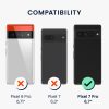 kwmobile Bumper за Google Pixel 7 Pro, силикон, прозрачен/розов, 60207.02