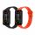 Комплект от 2 kwmobile каишки за Xiaomi Redmi Smart Band Pro, силикон, черен/оранжев, 57425.05