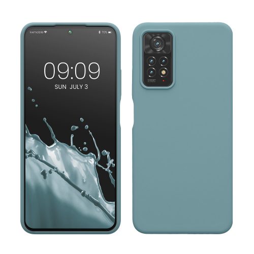 калъф kwmobile за Xiaomi Redmi Note 11 Pro/Redmi Note 11 Pro 5G/Redmi Note 12 Pro, силиконов, зелен, 57373.206