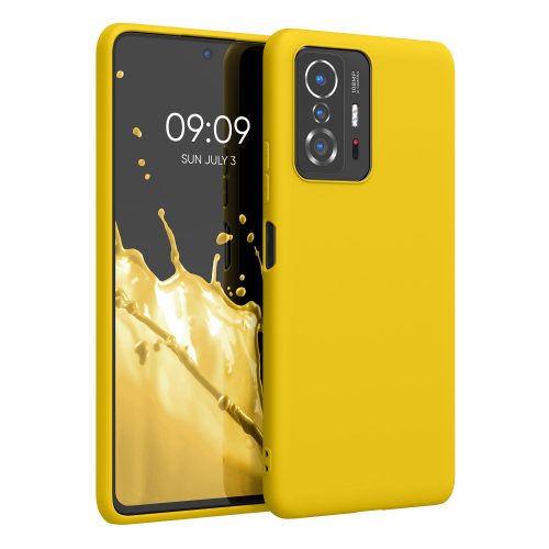 Капак kwmobile за Xiaomi 11/11T, Силиконов, Жълт, 56245.165