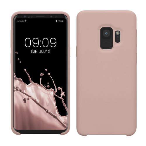 калъф kwmobile за Samsung Galaxy S9, силиконов, розов, 44182.236